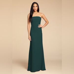 Hayley Paige Occasions Dark Green Bridesmaid Dress
